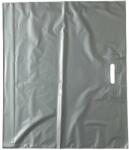 INPAP PLUS s. r. o Műanyag zacskó, 55+11x65 cm, ezüst