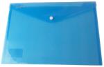 KARTON P+P Műanyag boríték patenttal A4, kék