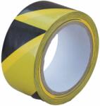 INPAP PLUS s. r. o Ragasztószalag, PVC 50 mm x 20 m sárga/fekete, figyelmeztető