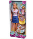 Simba Toys Steffi Love baba kisbabával és hordozókendővel