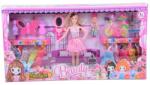 Magic Toys Öltöztethető Sandra baba divatos kiegészítőkkel és fésű szettel 28 cm (MKK146328)