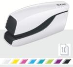 Leitz Capsator electric, WOW NeXXt Series, cu baterii, 10 coli, alb metalizat, Leitz E55661001 (55661051)