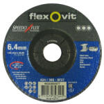 Flexovit Speedoflex tisztítókorong 125x6, 4x22, 2mm, BF27, fém-inox