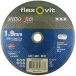 Flexovit Speedoflex vágókorong 230x1, 9x22, 2mm, BF41, fém-inox