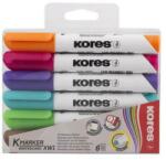 Kores K-Marker tábla és flipchart marker készlet 1-3 mm 6db (IK20802)
