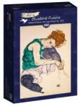 Bluebird Puzzle Art by Puzzle - Egon Schiele - Seated Woman with Legs Drawn Up, 1917 1000 db-os (60092)