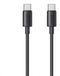 USAMS yd adatkábel, type-c - type-c, 60w, gyorstöltő, 100cm, fekete (SJ711USB01)
