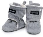 T-Tomi Booties Grey botoșei pentru copii 0-3 months Warm
