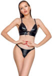 Black Level Vinyl Bra and String 2820161 Black L