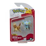 Jazwares Pokémon Mini figura csomag - Shinx & Eevee 5 cm (PKW2647)