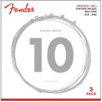 Fender 730150310 - Original 150 Guitar Strings Set Pure Nickel Wound Ball End 150R . 010-. 046 Gauges 3-Pack - FEN005