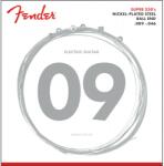 Fender 730250404 - Super 250 Guitar Strings, Nickel Plated Steel, Ball End, 250LR Gauges . 009-. 046, (6) - FEN007