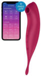 Satisfyer Twirling Pro Connect - Dark Red Okos Csiklóizgató
