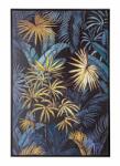 Bizzotto Tablou canvas pictat in ulei Leaf 82.6x4.3x122.6 cm (0240741)