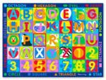 Melissa & Doug Covor de joaca Litere si forme geometrice - Melissa & Doug