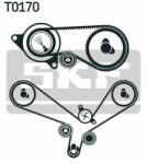 SKF Set pompa apa + curea dintata AUDI A4 Cabriolet (8H7, B6, 8HE, B7) (2002 - 2009) SKF VKMC 01952