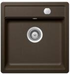 SCHOCK Mono N-100S Cristadur Bronze egymedencés gránit mosogató automata dugóemelő, szifonnal, barna, beépíthető (6426495450016)