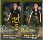 Magic Toys Nicky divatbaba terepszínű ruhában (MKO539291)