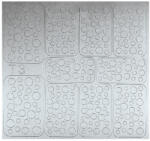 Crystalnails Ombre Stick Template Festősablon - T3