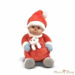 Anne Geddes Télapó babafigura 23 cm