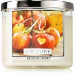 Kringle Candle Apple Love lumânare parfumată I. 396, 9 g