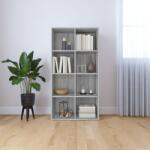 vidaXL Bibliotecă/Servantă, gri sonoma, 66x30x130 cm, lemn prelucrat (815250) Biblioteca