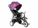 LeanToys Tricicleta cu pedale pentru copii, cu copertina mov, LeanToys, 3808 - babyneeds