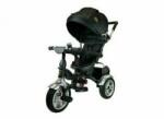 LeanToys - Tricicleta cu pedale pentru copii, cu scaun rotativ, negru, , 2602