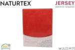 Naturtex piros Jersey gumis lepedő 80-100x200 cm