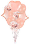 Balloons4party Set 10 baloane latex si folie rose gold