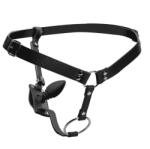 Strict Strap-On öv péniszgyűrűvel és análdugóval