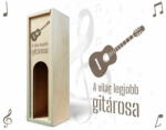  Bortartó doboz - A világ legjobb gitárosa (bor-ze-005)