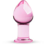 Gildo Pink Glass üveg análdugó