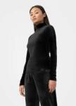 4F Tricou cu mânecă lungă regular din velur din materiale reciclate pentru femei