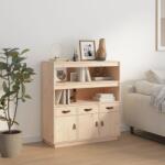 vidaXL Dulap înalt, 100x40x108, 5 cm, lemn masiv de pin (820162) Comoda