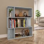 vidaXL Bibliotecă/Separator, sonoma gri, 80x24x96cm, lemn prelucrat (815244) Biblioteca