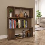 vidaXL Bibliotecă/Separator, stejar maro, 80x24x96 cm , lemn prelucrat (815245) Biblioteca
