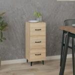 vidaXL Servantă, stejar sonoma, 34, 5x34x90 cm, lemn compozit (812351) Comoda