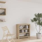 vidaXL Bibliotecă cu 3 rafturi, 80x30x80 cm, lemn masiv de acacia (345086) Biblioteca