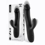 Tardenoche Angus Vibrator with Thrusting Movement 2 Motors Silicone Black Vibrator