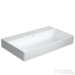 Duravit DURASQUARE 80x47 cm-es bútorral aláépíthető csiszolt mosdó csaplyuk nélkül, 2353800079 (2353800079)