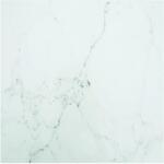 vidaXL Blat masă alb 70x70 cm 6 mm sticlă securizată design marmură (322256) - comfy