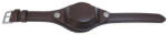  Curea piele maro tip militar 18mm cu capac - 33983