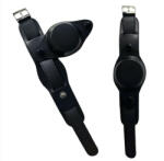  Curea piele neagra tip militar 18mm cu capac - 33981
