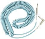 Fender 990823006 - Original Series Coil Cable Straight-Angle 30' Daphne Blue - FEN150