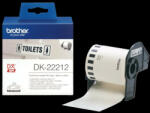 Brother DK-22212 62 mm x 15, 24 m öntapadós fehér filmszalag tekercsben (DK22212) - nyomtatokeskellekek