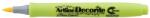 ARTLINE Marker ARTLINE Decorite, varf flexibil (tip pensula) - galben neon (EDFN-F-YE)