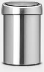 Brabantia Touch Bin érintésre nyíló szemetes 3 liter Matt Steel - 363986