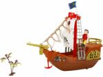 Red Beard Set cu figurina si nava piratilor cu panza alba, Red Beard