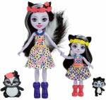 Mattel Enchantimals: Testvérbabák állatkákkal - Sage és Sabella Skunk (HCF82)